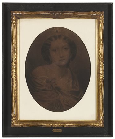 Francesco Didioni "Ritratto di dama"
carboncino su carta in ovale (cm 48,5x37,5)
