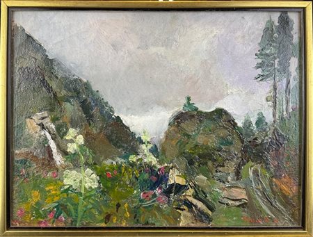 Donato Frisia "Paesaggio" 1931
olio su tela (cm 30x40)
firmato e datato in basso