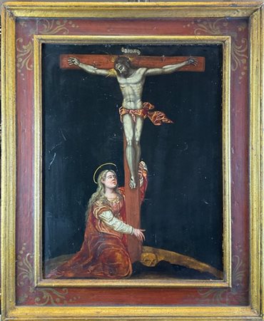 Scuola della fine del secolo XVII - inizio del secolo XVIII

"Gesù crocifisso c