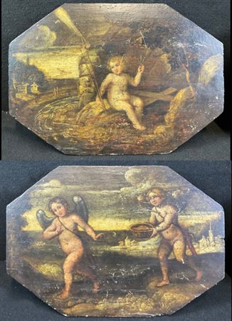 Scuola italiana del secolo XVIII

"Due amorini che si rincorrono" e "Gesù Bambi