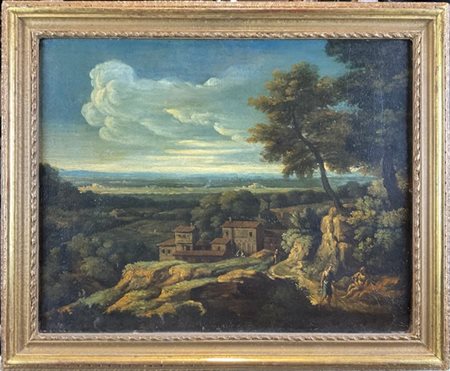 Scuola romana della fine del secolo XVII - inizio del secolo XVIII

"Paesaggio