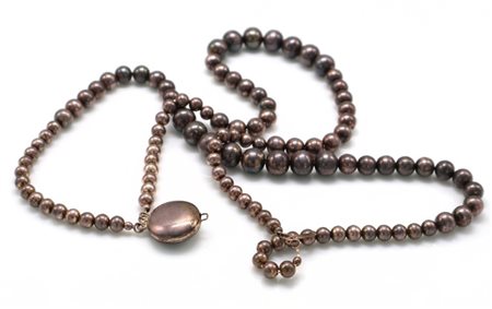 Collana sfere in argento