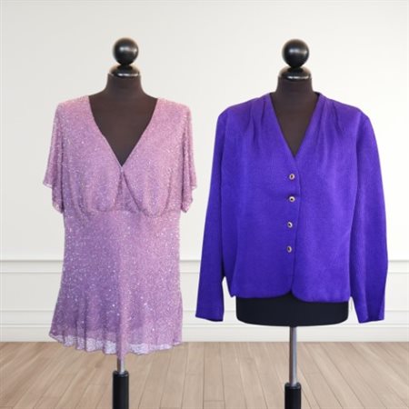 Maglia Marina Rinaldi rosa in seta