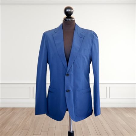 Giacca Hermes blu in cotone