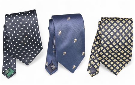 Set di 3 cravatte fantasia