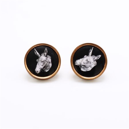 Gemelli in metallo dorato