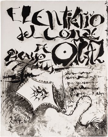 Pablo Picasso - El entierro del conde de Orgaz - Trozo de almíbar