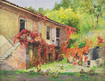 ROSSI ALBERTO Torino 08/08/1858 - Torino 06/10/1936Baldissero D'Albaolio su...