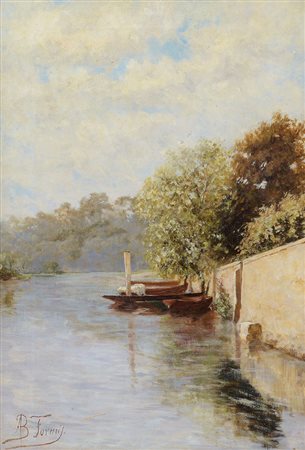 FORMIS BEFANI ACHILLE Napoli 15/09/1832 - Milano 28/10/1906Paesaggio...