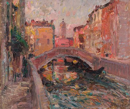LUPO ALESSANDRO Torino 01/07/1876 - Torino 22/06/1953Tramonto veneziano,...