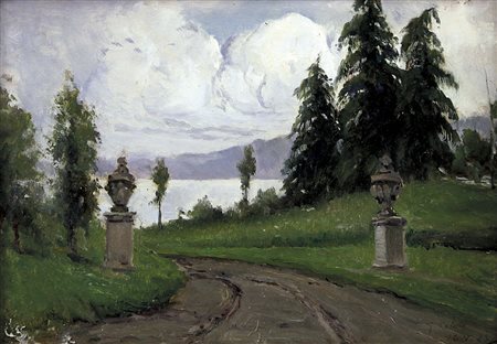 COLMO GIOVANNI Torino 13/05/1867 - 24/04/1947La strada verso il lago,...