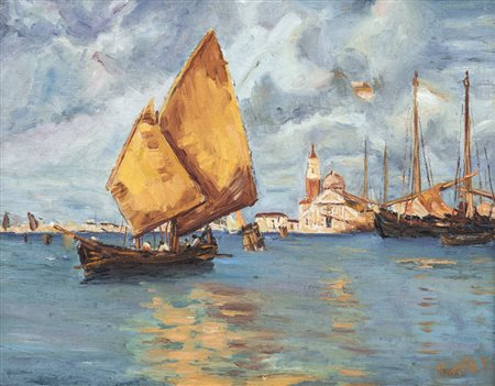 ROVETTA FRANCESCO Brescia 13/07/1849 - 10/04/1932Marina Venezianaolio su...