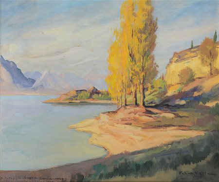 VELLAN FELICE Torino 11/01/1889 - Torino 31/07/1976Impressioni autunnali a...