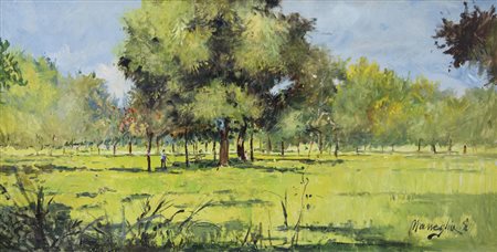 MANEGLIA EDMONDO Korlu 1925 - Torino 09/11/2003Campagna estivaolio su tela...