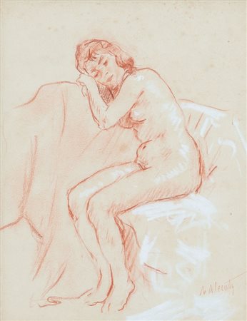 ALCIATI AMBROGIO ANTONIO Vercelli 05/09/1878 - Milano 08/03/1929Figura...