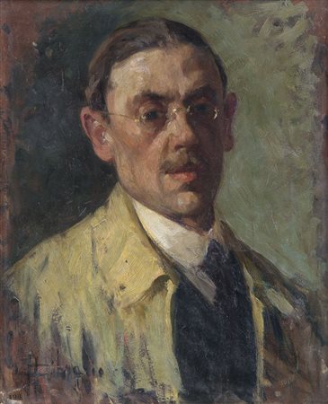 CIBRARIO ALBERTO Torino 1877 - Torino 1962Ritrattoolio su cartone cm....