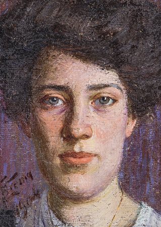 CREMA GIOVANNI BATTISTA Ferrara 13/04/1883 - Roma 15/12/1964Ritratto,...