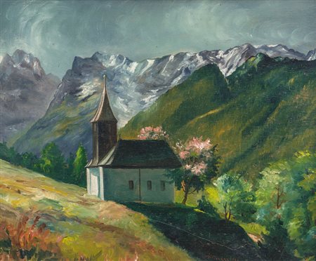 GIOVACCHINI ULDERICO Firenze 01/01/1890 - Firenze 17/10/1965Chiesetta...