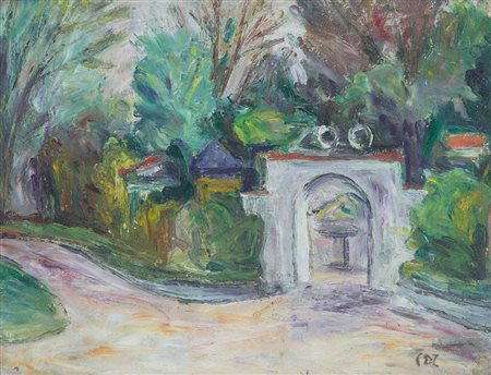 DALLA ZORZA CARLO Venezia 17/12/1903 - Venezia 12/01/1977Via per il paeseolio...