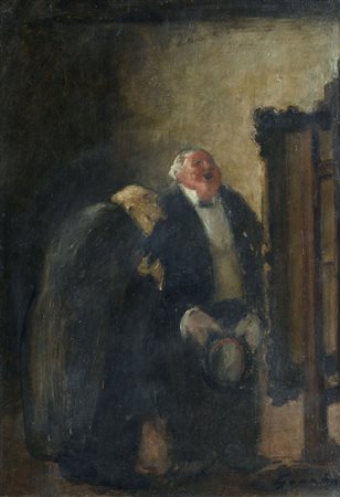 GRANDE GIOVANNI Torino 22/01/1887 - 17/11/1937Susanna e i guardoniolio su...