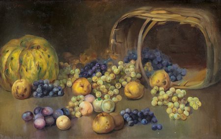 SERRALUNGA LUIGI Torino 26/10/1880 - Torino 04/02/1940Natura mortaolio su...