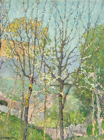 CARUTTI AUGUSTO (DI CANTOGNO) Pinerolo (To) 1875 - Torino 1956Primavera in...