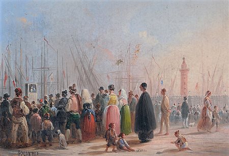 MATTEI PASQUALE Formia (Lt) 29/01/1850 - Napoli 17/01/1879Figure al portoolio...