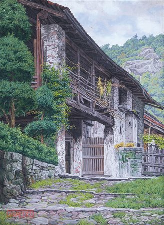 TIROZZO GUIDO Torino 09/06/1876 - Torino 01/02/1951La casa di Luciaolio su...