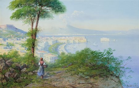 GIANNI MARIA ADA Sorrento (NA) 1873 - 1956Veduta del Golfo di Napoli...