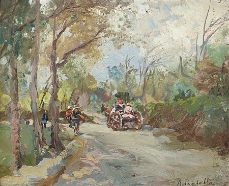 PRATELLA ATTILIO Lugo (Ra) 19/04/1856 - Napoli 28/04/1949Viale con...