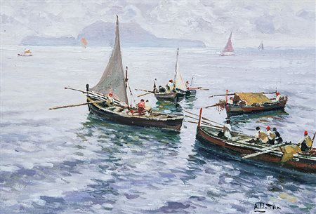 PRATELLA ATTILIO Lugo (Ra) 19/04/1856 - Napoli 28/04/1949Partenza per la...