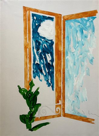 Mario Schifano “Finestra” seconda metà anni ‘70