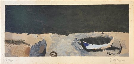 Georges Braque “La Barque sur La Greve” 1955