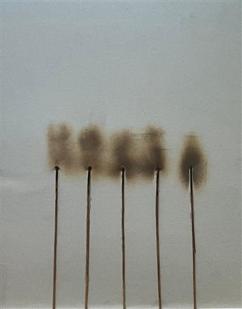 Bernard Aubertin “Dessin de Feu” 1974