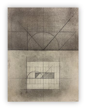 WALTER VALENTINI (1928-2022) - Immagini grigie, progetto, 1977