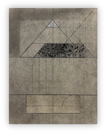 WALTER VALENTINI (1928-2022) - Immagini grigie, progetto, 1976