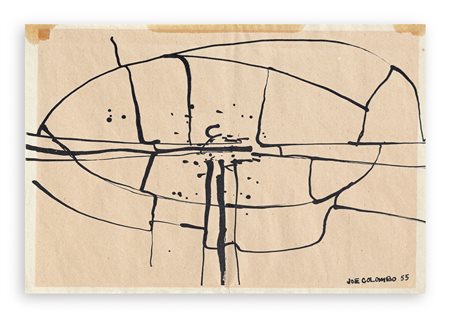 JOE COLOMBO (1930-1971) - Senza Titolo, 1955
