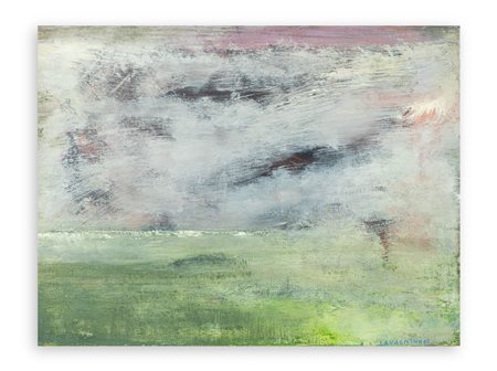 PIERLUIGI LAVAGNINO (1933-1999) - Cielo d'inverno (ad Antibes), 1961