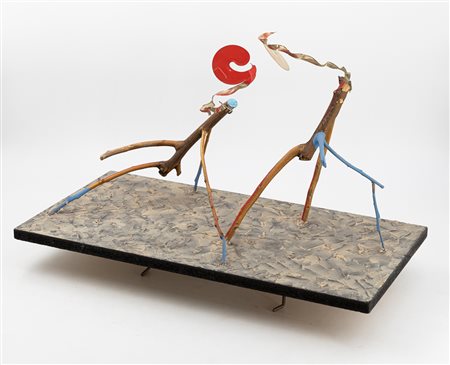 SERGIO DANGELO (1932-2022) - Le mantidi, 1987