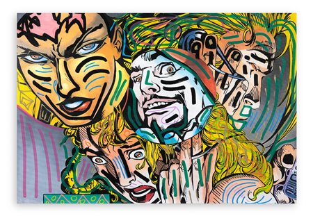 GUDMUNDUR ERRÓ (1932) - Senza Titolo, 2022