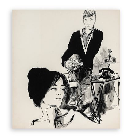 GUIDO CREPAX (1933-2003) - Senza Titolo (Valeria ritorna), 1962-1965