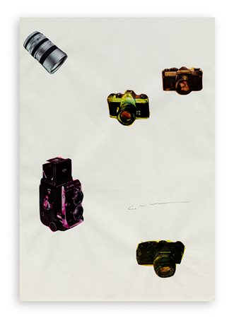 MARIO SCHIFANO (1934-1998) - Senza Titolo, 1974-1975