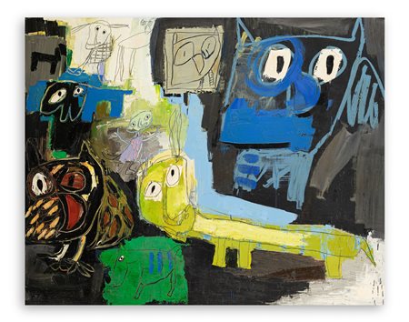 GIANFRANCO ASVERI (1948) - Storie di cortile, 2004