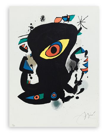 JOAN MIRÒ (1893-1983) - Senza Titolo, 1974
