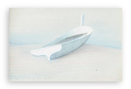 WALTER LAZZARO (1914-1989) - Barca bianca, 1981