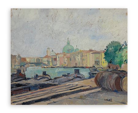 CARLO DALLA ZORZA (1903-1978) - Senza Titolo (Venezia)