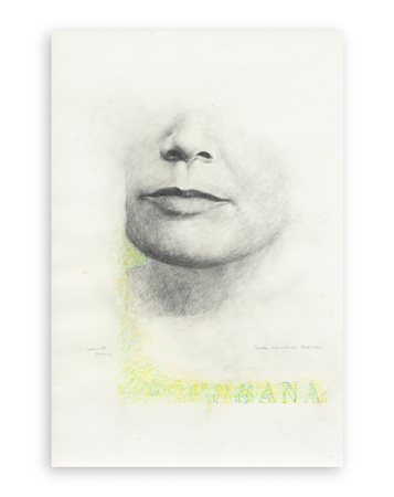 FRANCO SARNARI (1933-2022) - Analisi del volto di Rossana, 1971