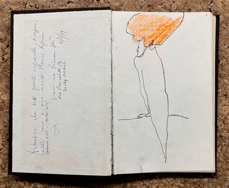 FRANCO ROGNONI - Taccuino di 40 disegni
