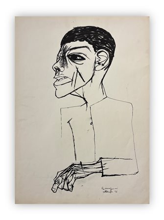 BEPI ROMAGNONI (1930-1964) - Senza Titolo, 1956