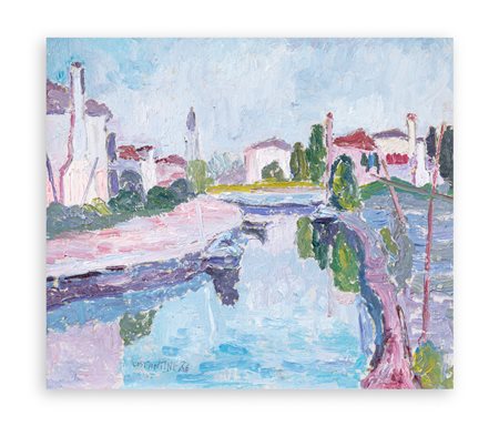 DINO COSTANTINI (1940-2004) - Canale a Torcello, 1976